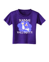 TooLoud Witch Cat Toddler T-Shirt Dark-Toddler T-Shirt-TooLoud-Purple-2T-Davson Sales