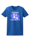 TooLoud Witch Cat Womens Dark T-Shirt-TooLoud-Royal-Blue-X-Small-Davson Sales