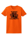 TooLoud Witch Cat Womens T-Shirt-Womens T-Shirt-TooLoud-Orange-X-Small-Davson Sales