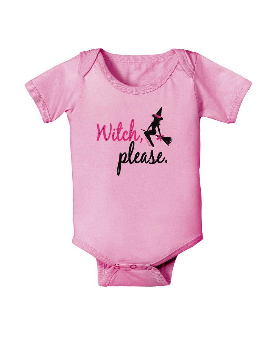 TooLoud Witch Please Baby Romper Bodysuit-Baby Romper-TooLoud-White-06-Months-Davson Sales