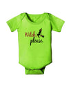 TooLoud Witch Please Baby Romper Bodysuit-Baby Romper-TooLoud-Lime-06-Months-Davson Sales