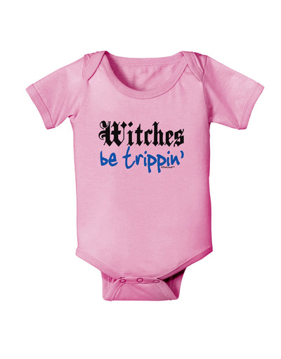 TooLoud Witches Be Trippin Blue Baby Romper Bodysuit-Baby Romper-TooLoud-Pink-06-Months-Davson Sales