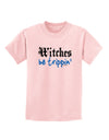 TooLoud Witches Be Trippin Blue Childrens T-Shirt-Childrens T-Shirt-TooLoud-PalePink-X-Small-Davson Sales