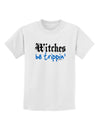 TooLoud Witches Be Trippin Blue Childrens T-Shirt-Childrens T-Shirt-TooLoud-White-X-Small-Davson Sales