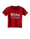 TooLoud Witches Be Trippin Blue Toddler T-Shirt Dark-Toddler T-Shirt-TooLoud-Red-2T-Davson Sales