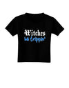 TooLoud Witches Be Trippin Blue Toddler T-Shirt Dark-Toddler T-Shirt-TooLoud-Black-2T-Davson Sales