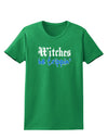 TooLoud Witches Be Trippin Blue Womens Dark T-Shirt-TooLoud-Kelly-Green-X-Small-Davson Sales