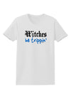 TooLoud Witches Be Trippin Blue Womens T-Shirt-Womens T-Shirt-TooLoud-White-X-Small-Davson Sales