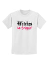 TooLoud Witches Be Trippin Childrens T-Shirt-Childrens T-Shirt-TooLoud-White-X-Small-Davson Sales