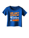 TooLoud Witches and Candy Color Infant T-Shirt Dark-Infant T-Shirt-TooLoud-Royal-Blue-06-Months-Davson Sales