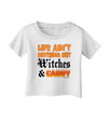 TooLoud Witches and Candy Color Infant T-Shirt-Infant T-Shirt-TooLoud-White-06-Months-Davson Sales