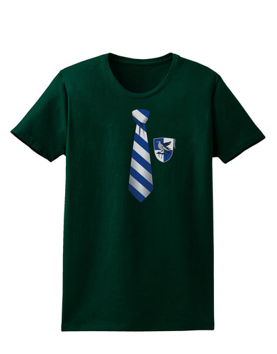 TooLoud Wizard Tie Blue and Silver Womens Dark T-Shirt-TooLoud-Forest-Green-Small-Davson Sales