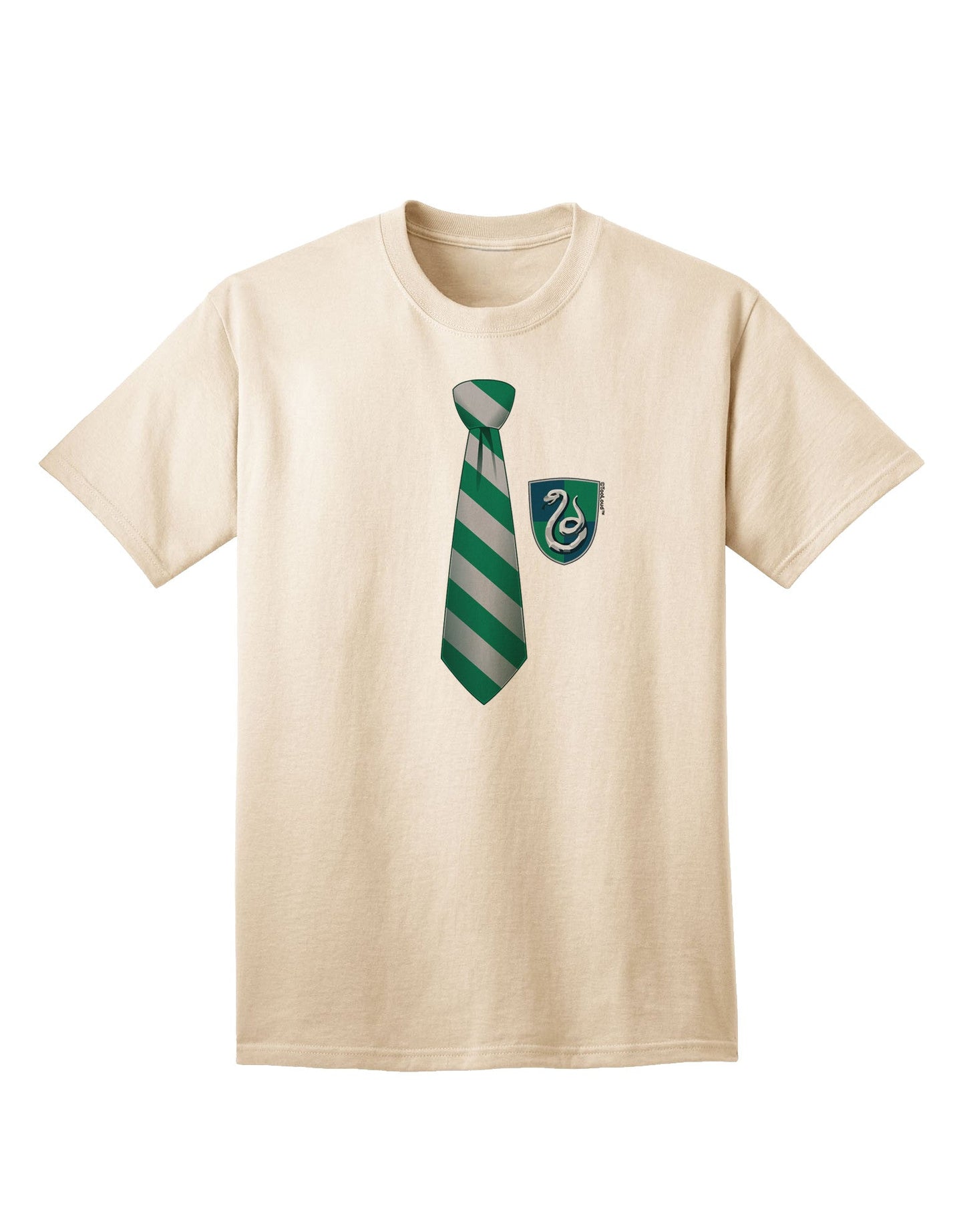 TooLoud Wizard Tie Green and Silver - Premium Adult T-Shirt for the Modern Enthusiast-Mens T-shirts-TooLoud-Natural-Small-Davson Sales