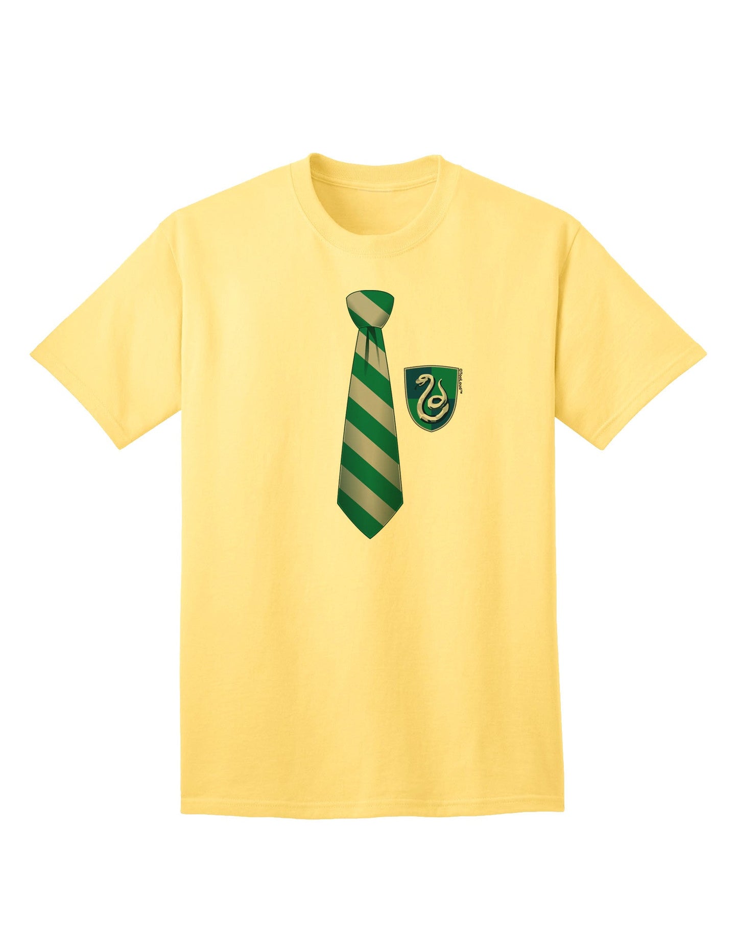 TooLoud Wizard Tie Green and Silver - Premium Adult T-Shirt for the Modern Enthusiast-Mens T-shirts-TooLoud-Yellow-Small-Davson Sales