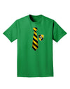 TooLoud Wizard Tie Yellow and Black Adult Dark T-Shirt-Mens T-Shirt-TooLoud-Kelly-Green-Small-Davson Sales