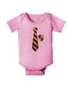 TooLoud Wizard Tie Yellow and Black Baby Romper Bodysuit-Baby Romper-TooLoud-Pink-06-Months-Davson Sales