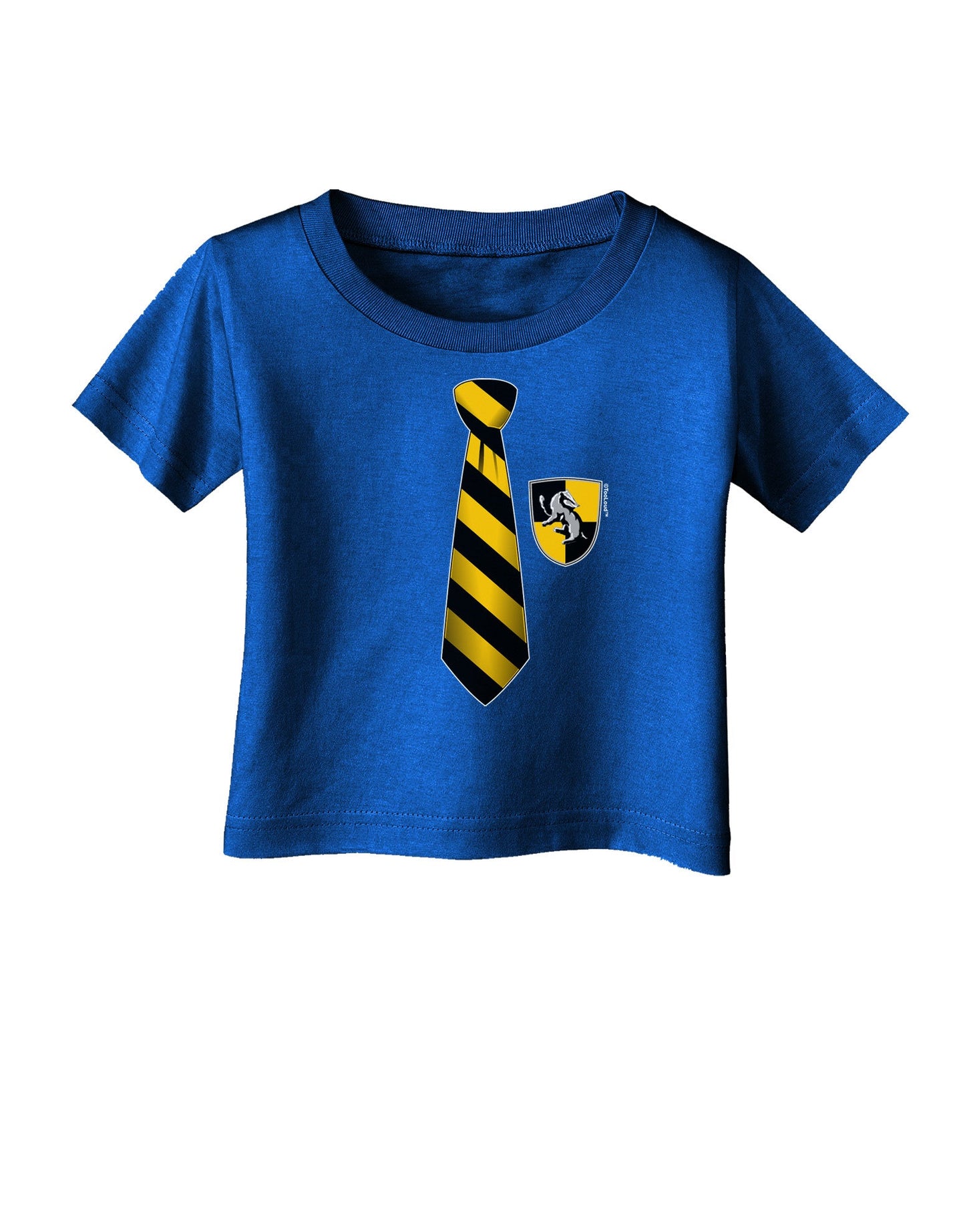 TooLoud Wizard Tie Yellow and Black Infant T-Shirt Dark-Infant T-Shirt-TooLoud-Royal-Blue-06-Months-Davson Sales