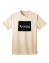 TooLoud Wyoming - Premium United States Shape Adult T-Shirt for the Discerning Shopper-Mens T-shirts-TooLoud-Natural-Small-Davson Sales