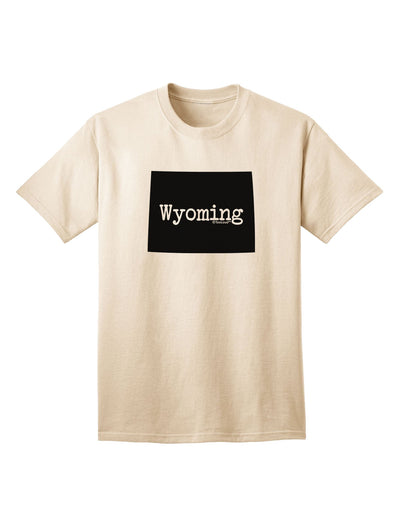 TooLoud Wyoming - Premium United States Shape Adult T-Shirt for the Discerning Shopper-Mens T-shirts-TooLoud-Natural-Small-Davson Sales