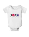 TooLoud XOXO Kisses Baby Romper Bodysuit-Baby Romper-TooLoud-White-06-Months-Davson Sales