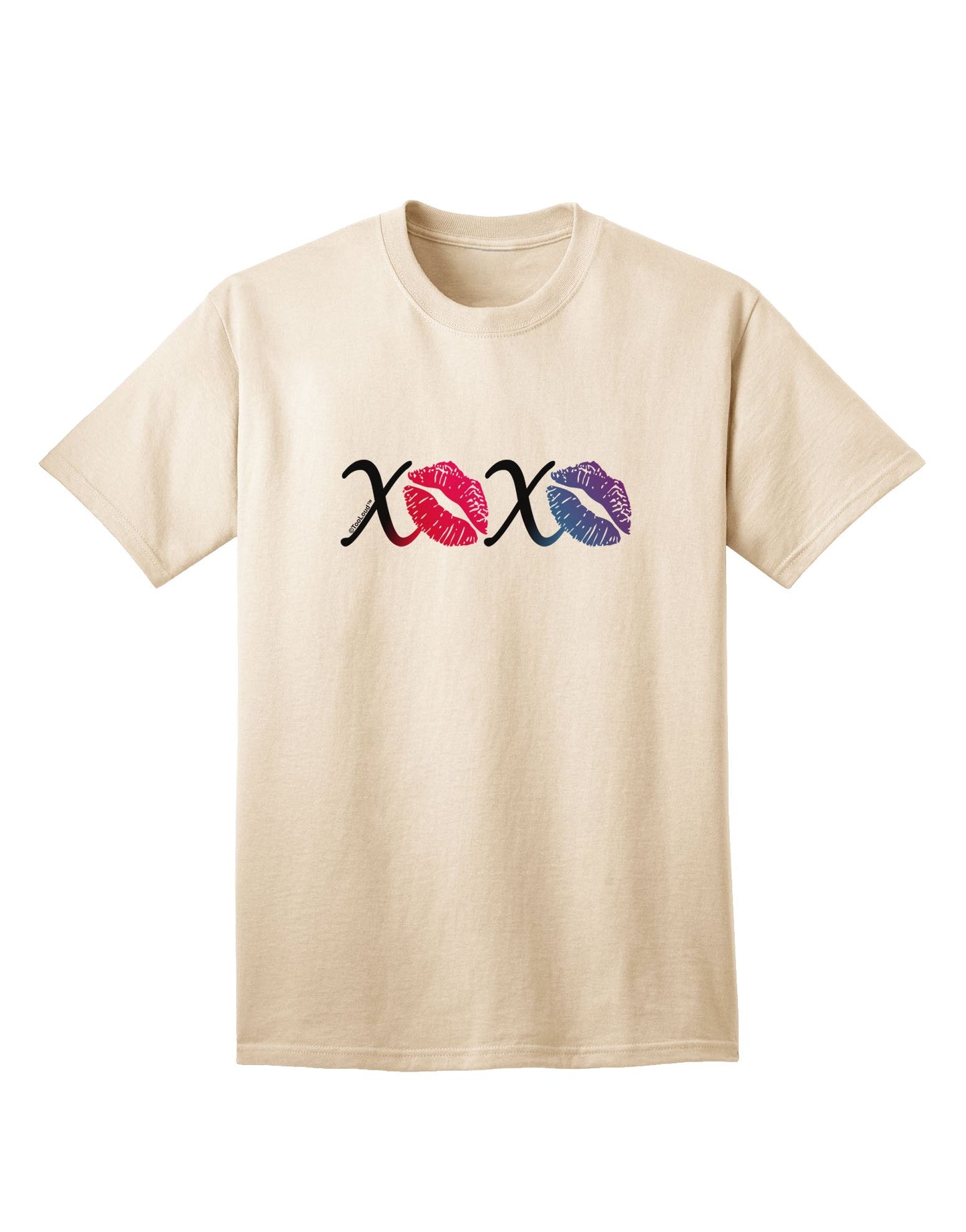 TooLoud XOXO Kisses - Premium Adult T-Shirt for Contemporary Fashion Enthusiasts-Mens T-shirts-TooLoud-Natural-Small-Davson Sales