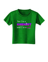 TooLoud Yes I am a Chemist Girl Toddler T-Shirt Dark-Toddler T-Shirt-TooLoud-Clover-Green-2T-Davson Sales