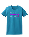 TooLoud Yes I am a Chemist Girl Womens Dark T-Shirt-TooLoud-Turquoise-X-Small-Davson Sales