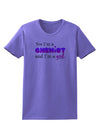 TooLoud Yes I am a Chemist Girl Womens T-Shirt-Womens T-Shirt-TooLoud-Violet-X-Small-Davson Sales