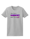 TooLoud Yes I am a Chemist Girl Womens T-Shirt-Womens T-Shirt-TooLoud-AshGray-X-Small-Davson Sales