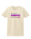 TooLoud Yes I am a Chemist Girl Womens T-Shirt-Womens T-Shirt-TooLoud-Natural-X-Small-Davson Sales