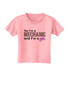 TooLoud Yes I am a Mechanic Girl Toddler T-Shirt-Toddler T-Shirt-TooLoud-Candy-Pink-2T-Davson Sales