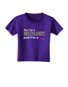 TooLoud Yes I am a Mechanic Girl Toddler T-Shirt Dark-Toddler T-Shirt-TooLoud-Purple-2T-Davson Sales