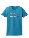 TooLoud Yes I am a Mechanic Girl Womens Dark T-Shirt-TooLoud-Turquoise-X-Small-Davson Sales