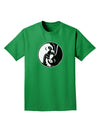 TooLoud Yin Yang Chicken Adult Dark T-Shirt-Mens T-Shirt-TooLoud-Kelly-Green-Small-Davson Sales