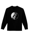 TooLoud Yin Yang Chicken Adult Long Sleeve Dark T-Shirt-TooLoud-Black-Small-Davson Sales