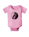 TooLoud Yin Yang Chicken Baby Romper Bodysuit-Baby Romper-TooLoud-Pink-06-Months-Davson Sales