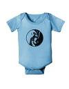 TooLoud Yin Yang Chicken Baby Romper Bodysuit-Baby Romper-TooLoud-LightBlue-06-Months-Davson Sales