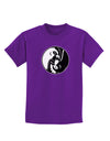 TooLoud Yin Yang Chicken Childrens Dark T-Shirt-Childrens T-Shirt-TooLoud-Purple-X-Small-Davson Sales