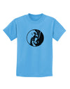 TooLoud Yin Yang Chicken Childrens T-Shirt-Childrens T-Shirt-TooLoud-Aquatic-Blue-X-Small-Davson Sales