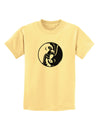 TooLoud Yin Yang Chicken Childrens T-Shirt-Childrens T-Shirt-TooLoud-Daffodil-Yellow-X-Small-Davson Sales