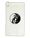 TooLoud Yin Yang Chicken Micro Terry Gromet Golf Towel 16 x 25 inch-Golf Towel-TooLoud-White-Davson Sales