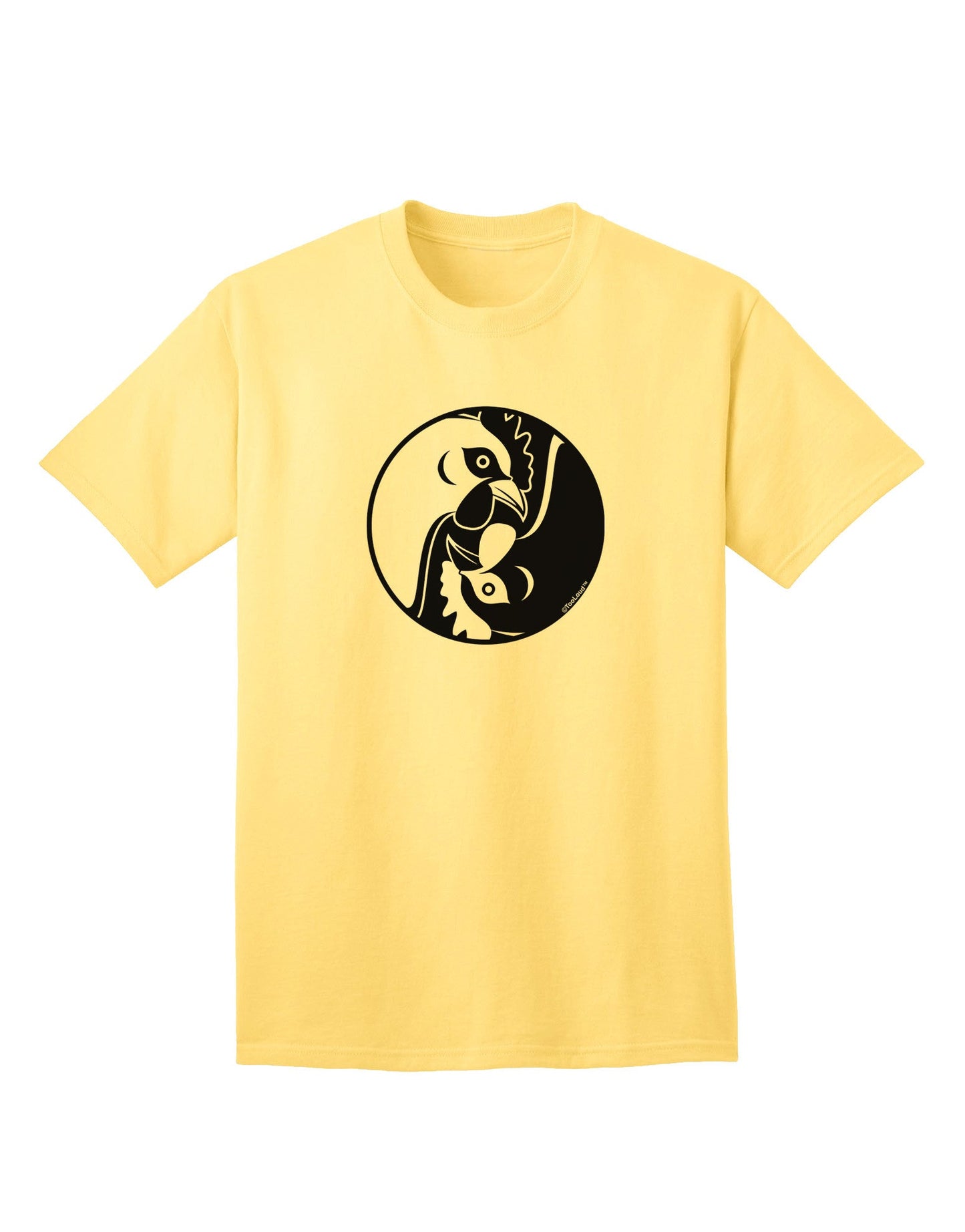 TooLoud Yin Yang Chicken - Premium Adult T-Shirt for Contemporary Style-Mens T-shirts-TooLoud-Yellow-Small-Davson Sales