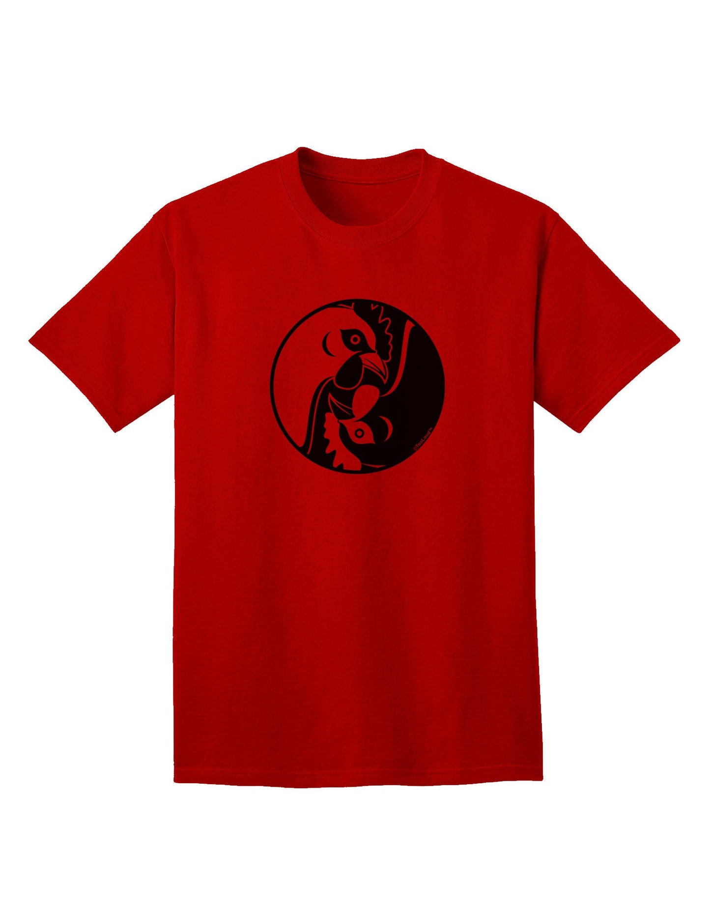 TooLoud Yin Yang Chicken - Premium Adult T-Shirt for Contemporary Style-Mens T-shirts-TooLoud-Red-Small-Davson Sales