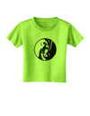 TooLoud Yin Yang Chicken Toddler T-Shirt-Toddler T-Shirt-TooLoud-Lime-Green-2T-Davson Sales