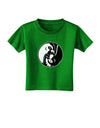 TooLoud Yin Yang Chicken Toddler T-Shirt Dark-Toddler T-Shirt-TooLoud-Clover-Green-2T-Davson Sales