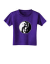 TooLoud Yin Yang Chicken Toddler T-Shirt Dark-Toddler T-Shirt-TooLoud-Purple-2T-Davson Sales