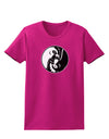 TooLoud Yin Yang Chicken Womens Dark T-Shirt-TooLoud-Hot-Pink-Small-Davson Sales