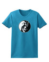 TooLoud Yin Yang Chicken Womens Dark T-Shirt-TooLoud-Turquoise-X-Small-Davson Sales