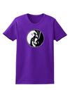 TooLoud Yin Yang Chicken Womens Dark T-Shirt-TooLoud-Purple-X-Small-Davson Sales