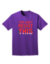 TooLoud You Can't Resist This Adult Dark T-Shirt-Mens T-Shirt-TooLoud-Purple-Small-Davson Sales